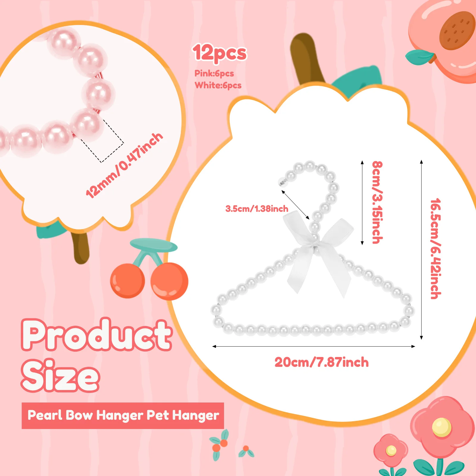 12Pcs Pearl Hanger Kids with E - Baby Clothing Dividers review and price