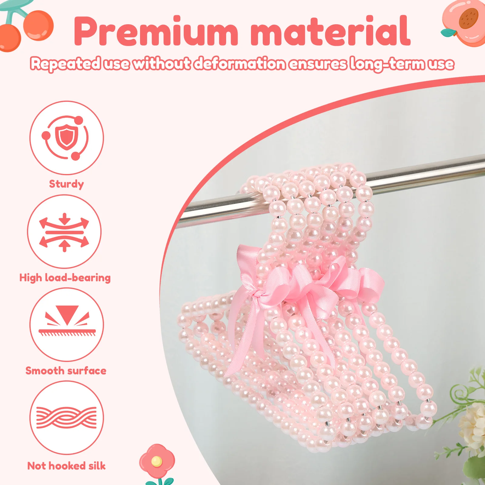 12Pcs Pearl Hanger Kids with E - Baby Clothing Dividers review and price