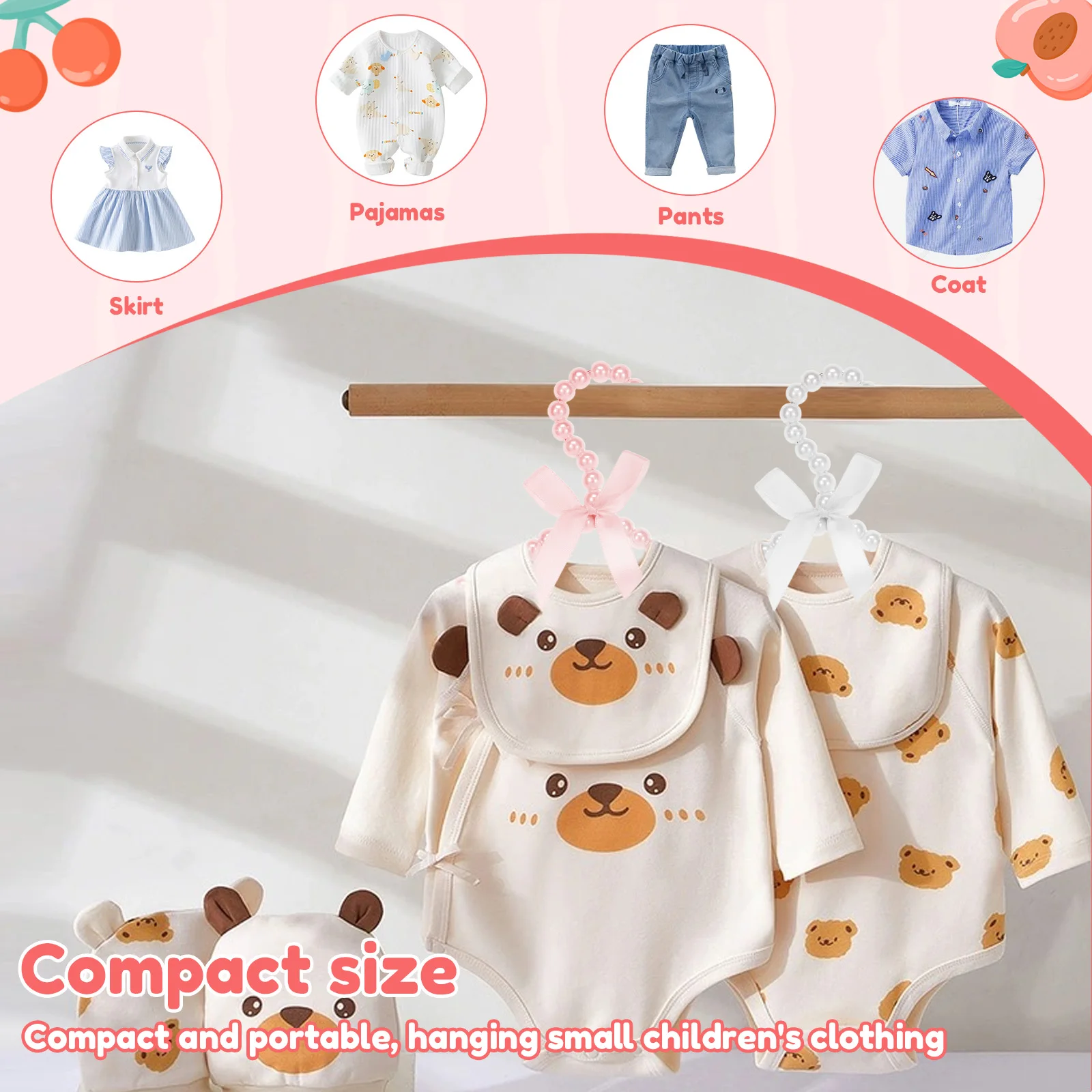 12Pcs Pearl Hanger Kids with E - Baby Clothing Dividers review and price