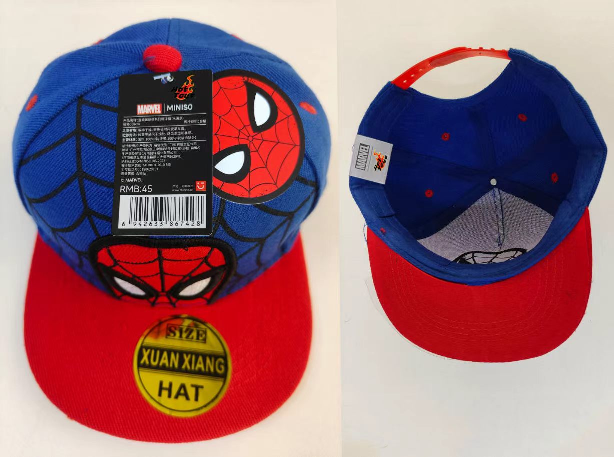Anime Cartoon Spiderman Hats f - Baby Clothing Usa review and price
